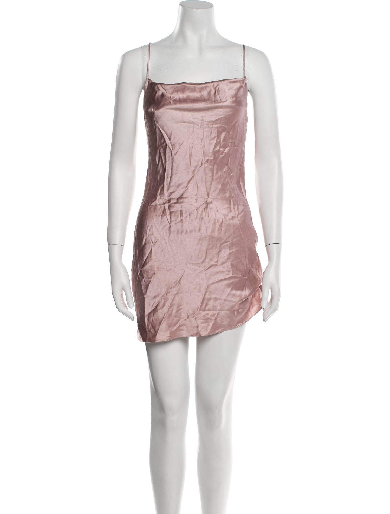 Fleur Du Mal Silk Mini Dress